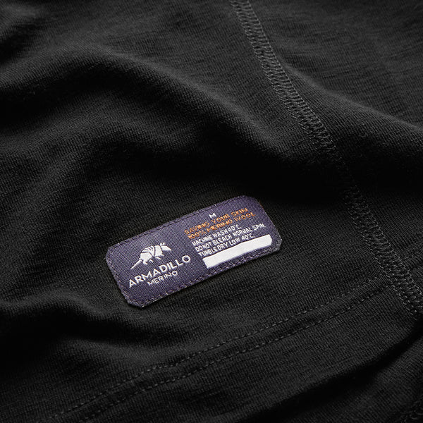 PANTHER - MENS MERINO WOOL BASELAYER BIG CAT LONG SLEEVE CREW NECK | S4 Supplies
