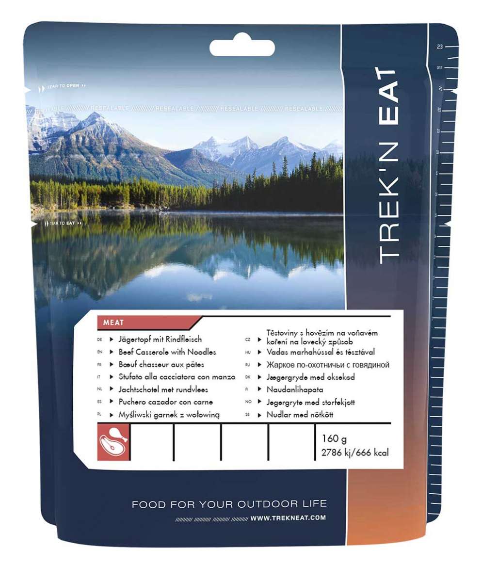 TREK´N EAT Jägertopf mit Rind und Nudeln | S4 Supplies