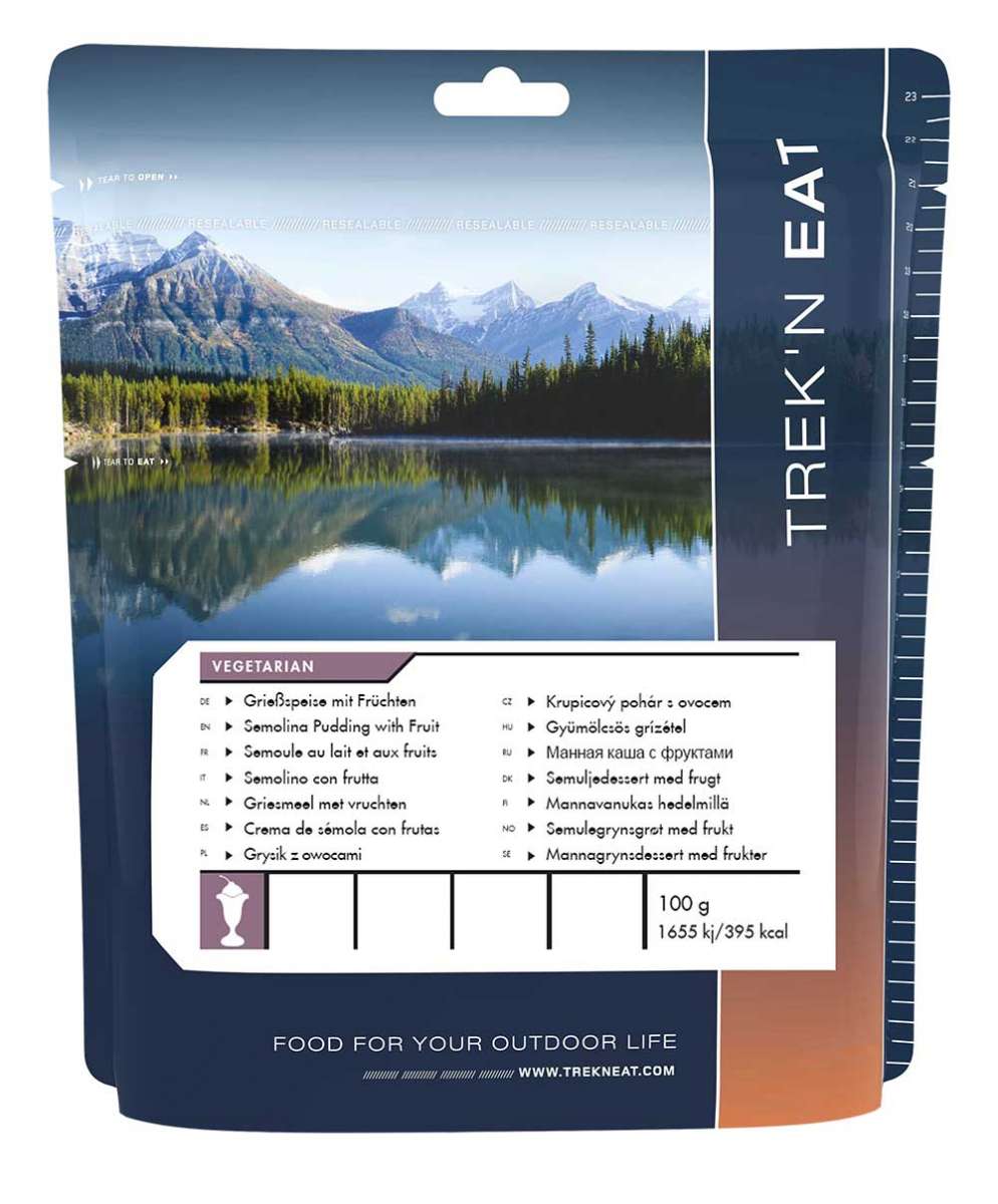 TREK´N EAT Grießspeise mit Früchten | S4 Supplies