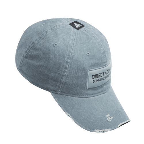 DIRECT ACTION VINTAGE BASEBALL CAP - Washed Steel Blue | S4 Supplies