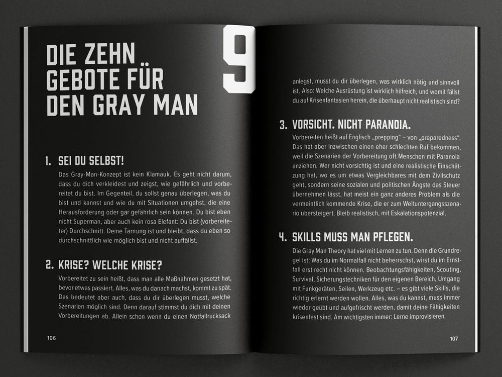 SPARTANAT Black Book 4 – Gray Man Theory | S4 Supplies