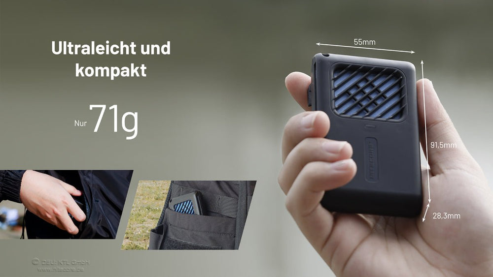 Nitecore EMR06 - Mückenabwehr, integrierter Akku | S4 Supplies