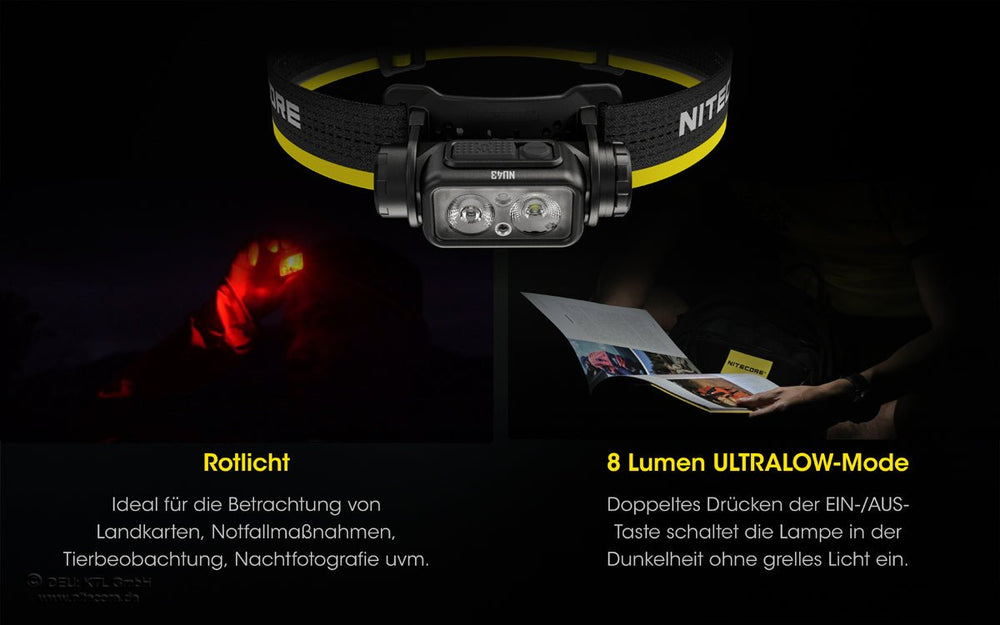Nitecore NU43 - 1400 Lumen | S4 Supplies