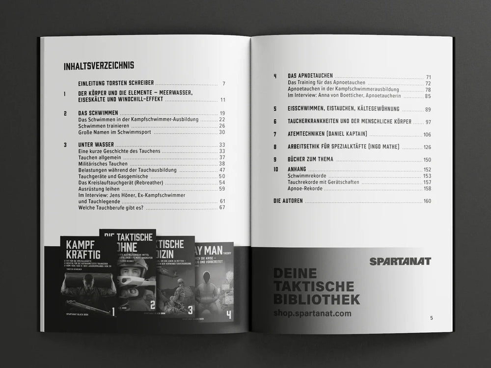 SPARTANAT Black Book 5 – Kampfschwimmen | S4 Supplies