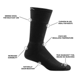 T4021 Tactical Boot Midweight Socke mit Cushion | S4 Supplies