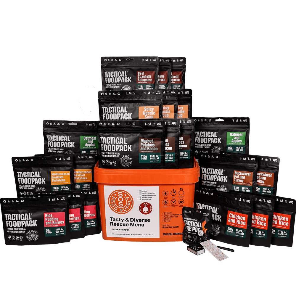 SOS Wochenration mit Fleisch | S4 Supplies
