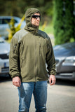 Alpha Hoodie Grid Fleece Jacke | S4 Supplies