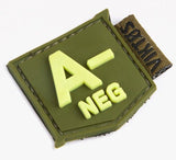 Blutgruppen Mini Patch (Glow)
