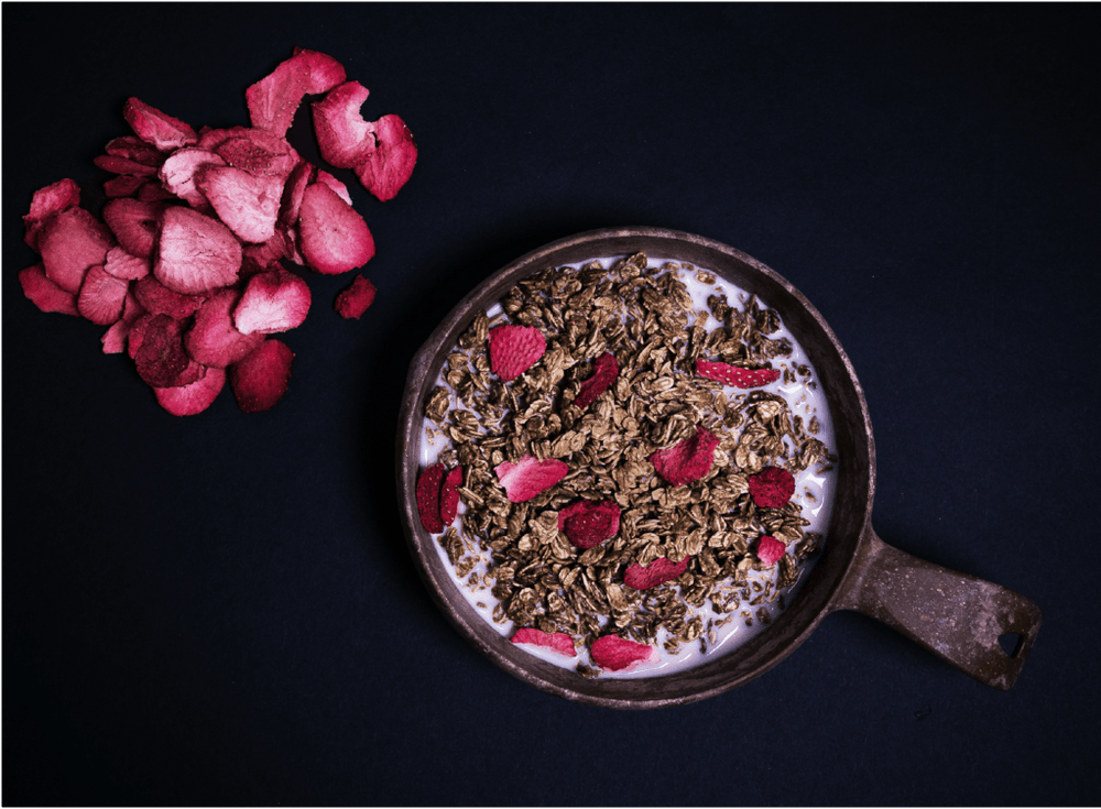 Crunchi Müsli mit Erdbeeren