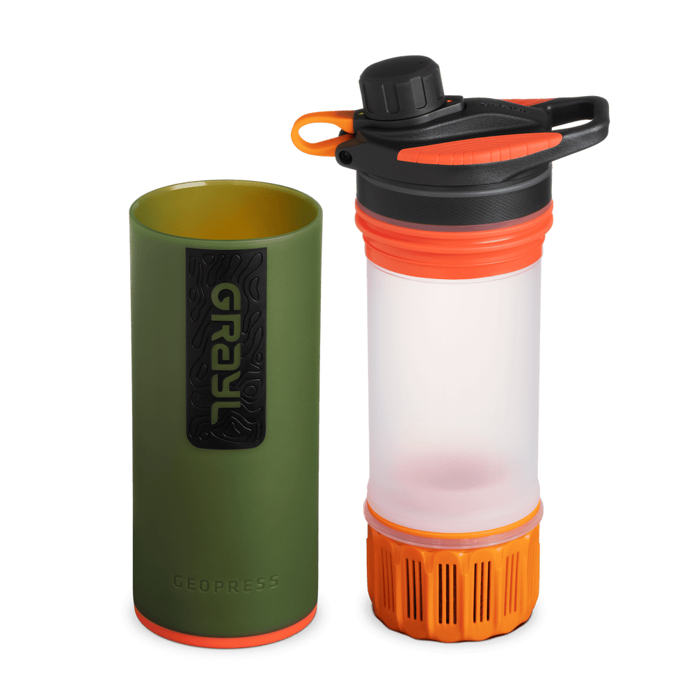 OnePress™ Filtersystem & Trinkflasche