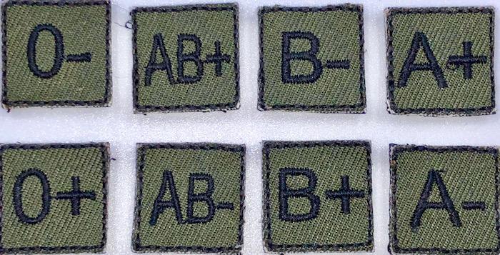 Mini Blood Type Patch