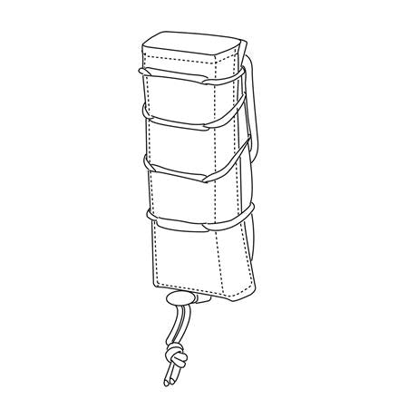 Multi-Kaliber-Tasche offen - Maschinenpistole