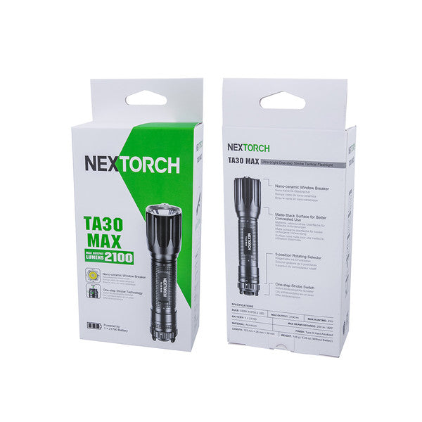 TA30 MAX Taktische Taschenlampe mit "Window-Breacher"