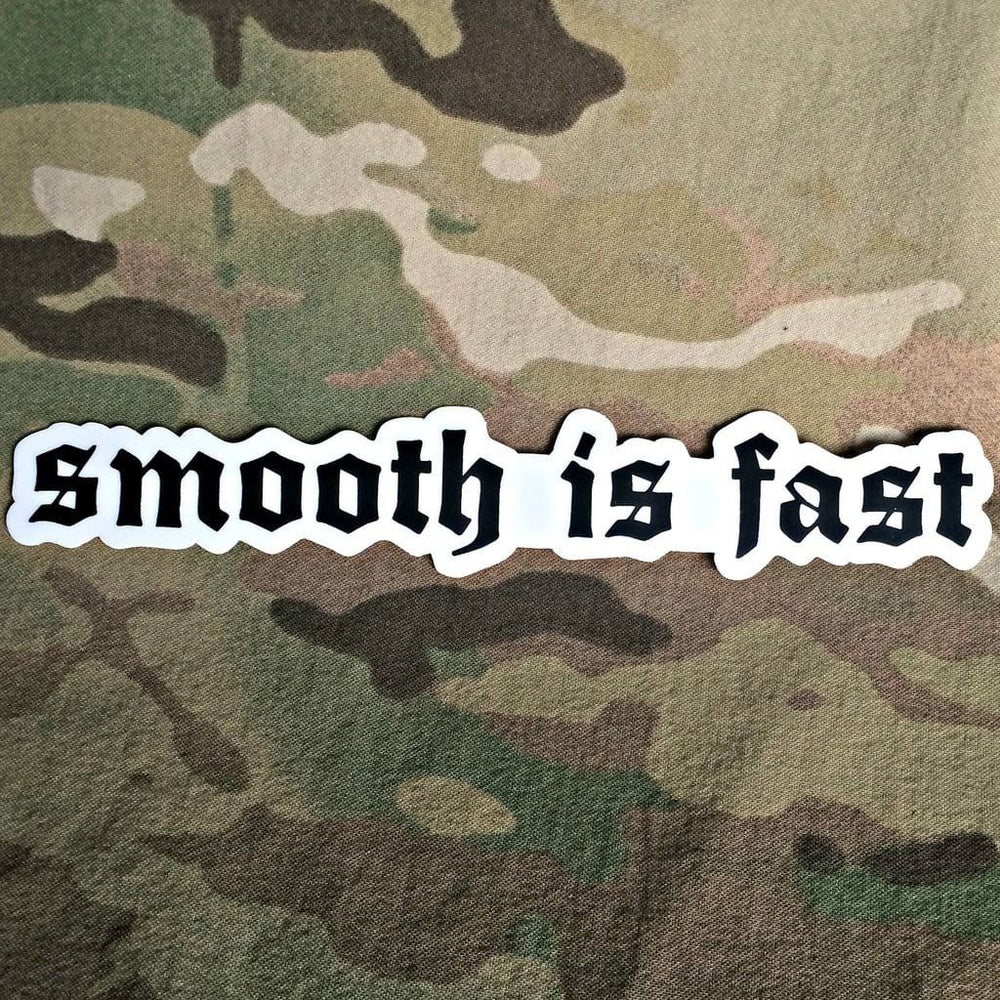 Smooth is fast - Sticker