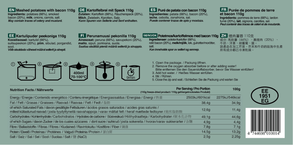 Kartoffelpüree & Speck