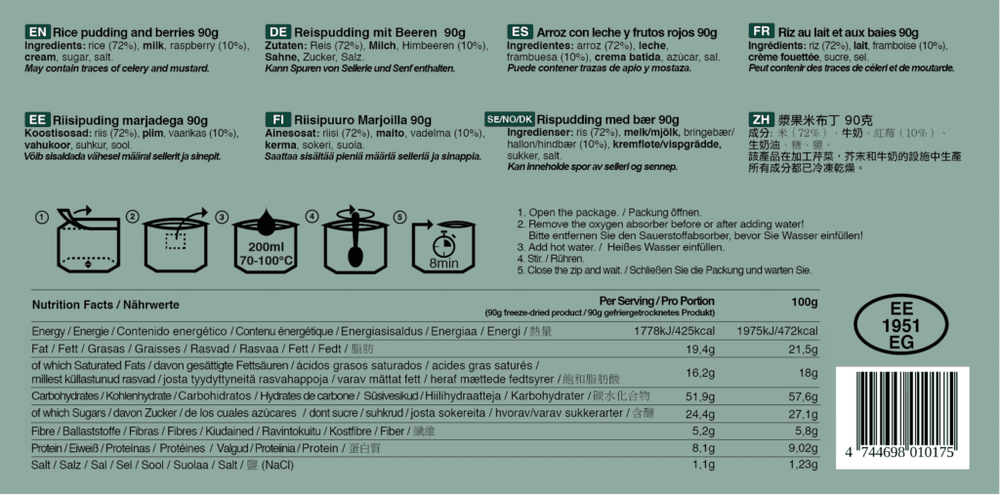 Milchreis mit Beeren | S4 Supplies