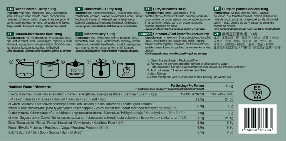 Süßkartoffel Curry